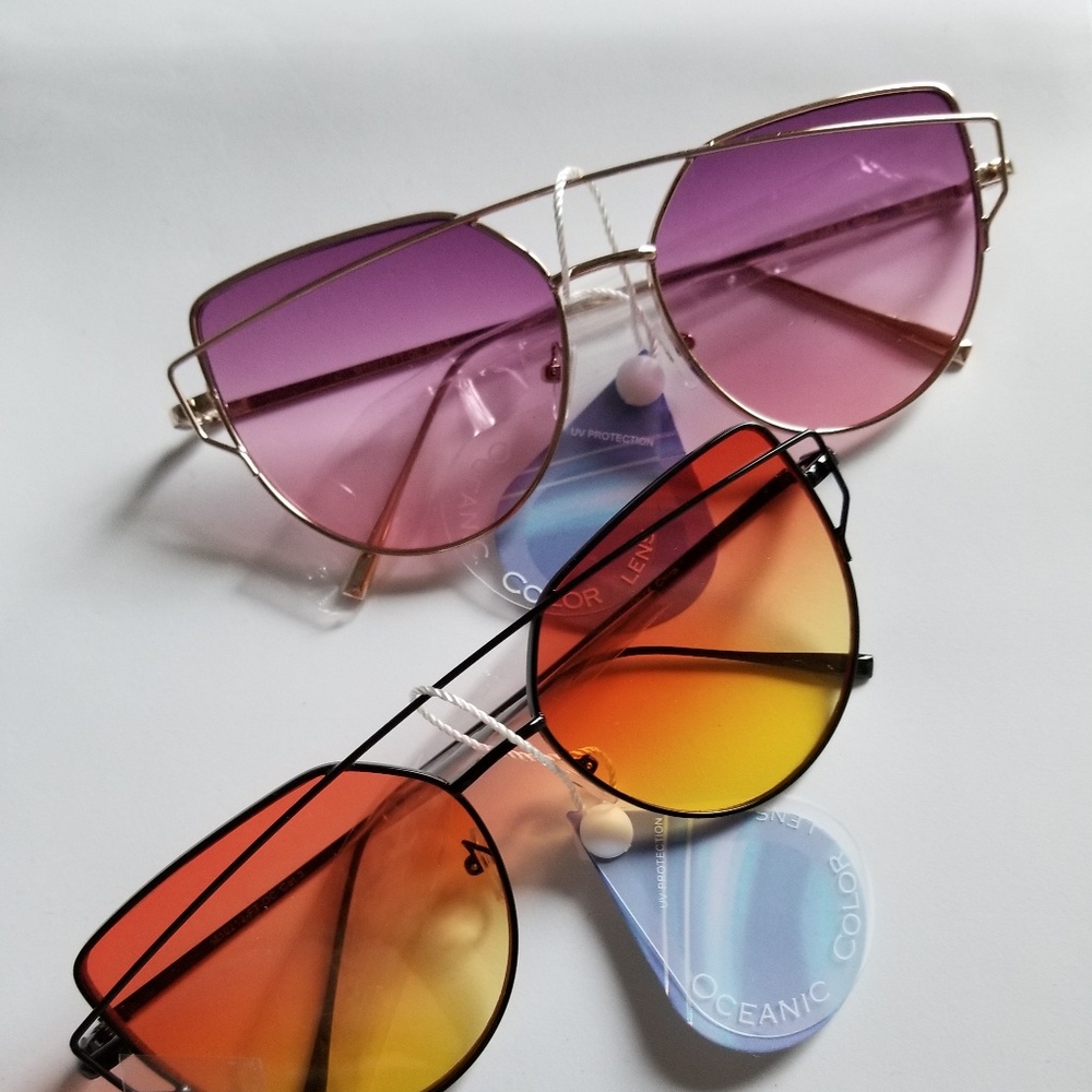 Clear Cat eye sunglasses
